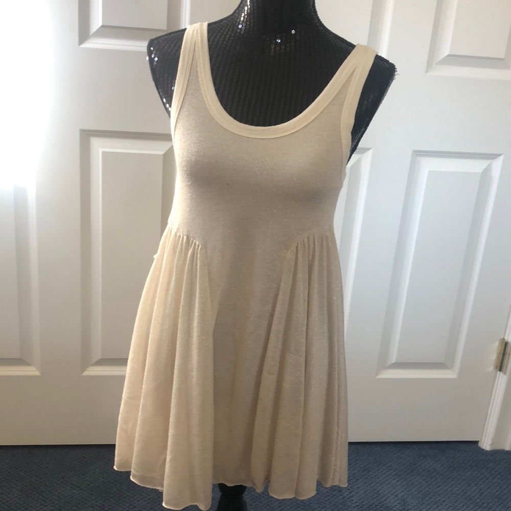 Off white sparkly dress